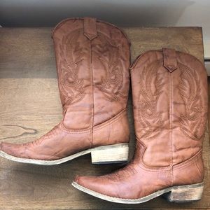 Brown Cowboy Boots